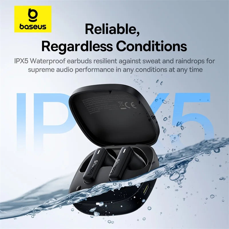 Experience Unmatched Sound with Bowie E19 Wireless Earphones - Bluetooth 5.3, Incredible 12Mm Bass Drivers & IPX5 Waterproof Design for 33Hrs of Playtime!