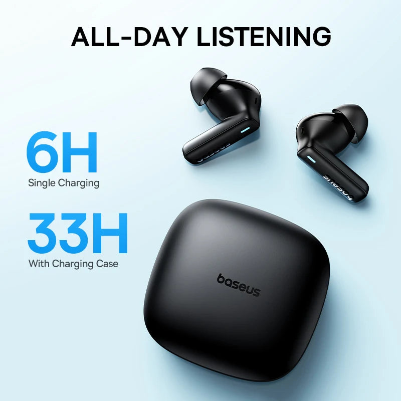 Experience Unmatched Sound with Bowie E19 Wireless Earphones - Bluetooth 5.3, Incredible 12Mm Bass Drivers & IPX5 Waterproof Design for 33Hrs of Playtime!